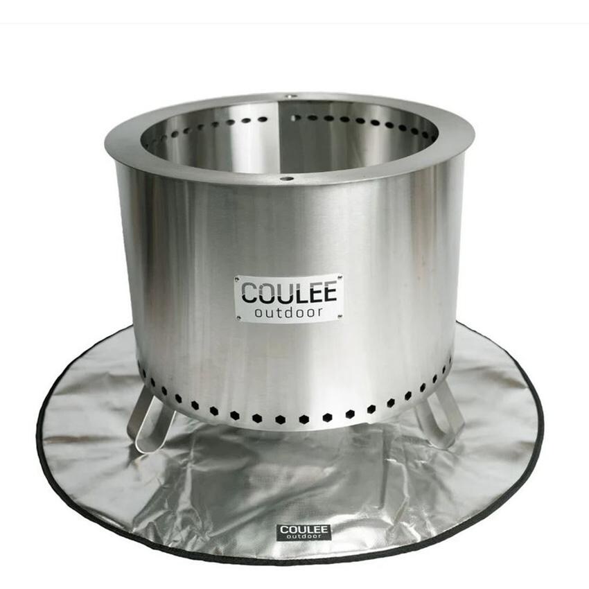 Coulee CAC-0032 Colorado 32" Outdoor Fire Pit Mat - Fire Pit Mat Under Fire Pit (Fire Pit Sold Separately) thumbnail