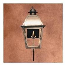 Legendary Lighting Atlas 1 Copper Propane Gas Light With Wall Bracket image