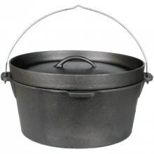 Cajun Classic 9-Quart Seasoned Cast Iron Camp Pot - GL10475S image
