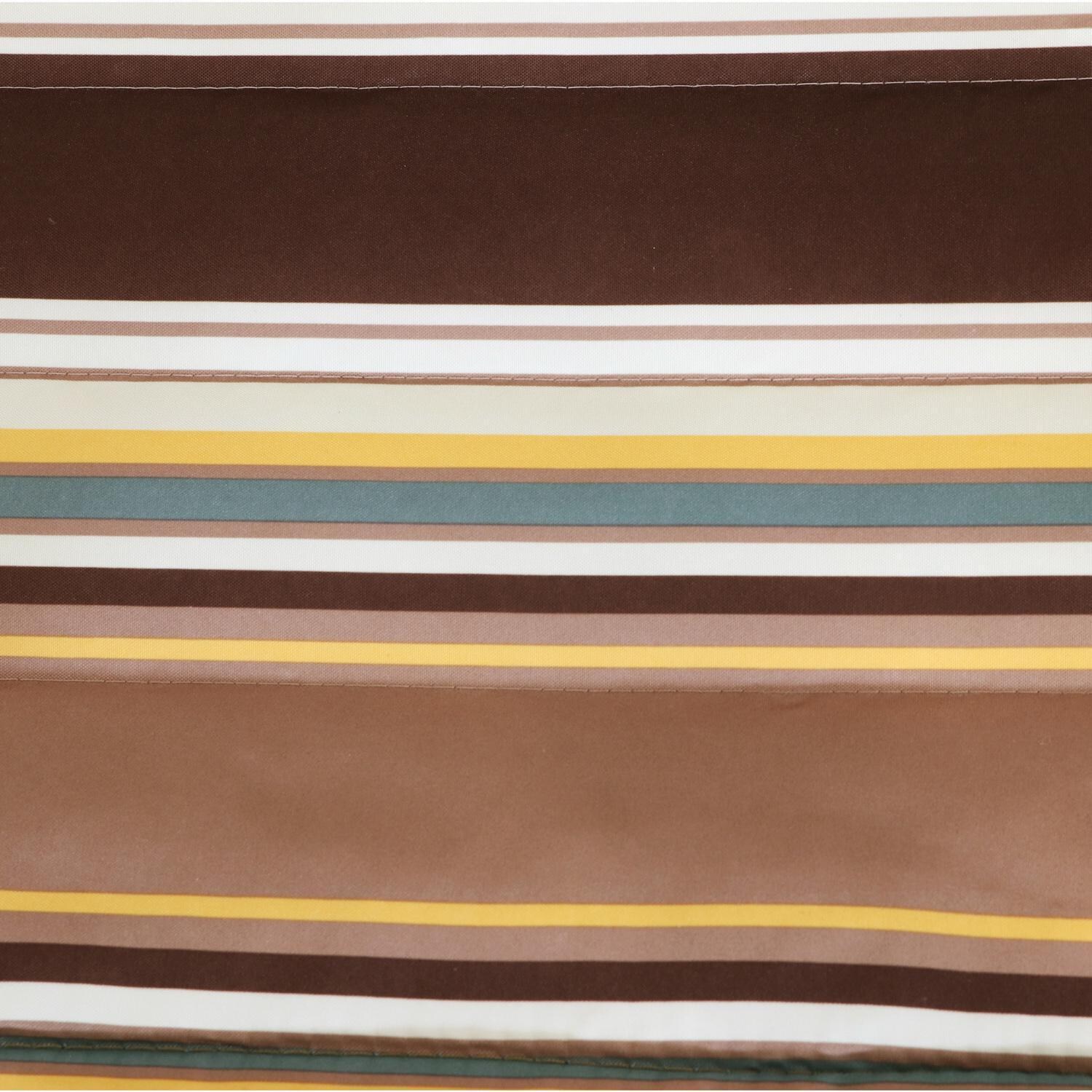 Ultimate Patio Quilted Double Hammock w/ 15-Foot Stand - Sandy Beach - Fabric Detail thumbnail