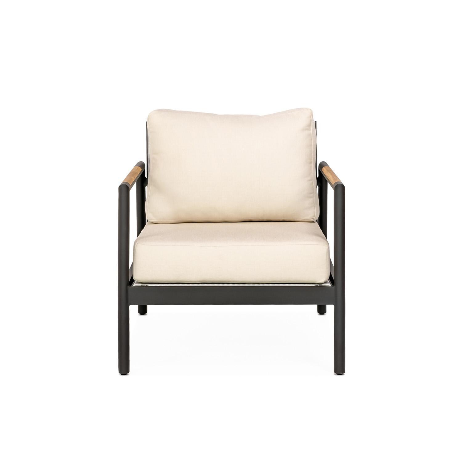 Teak + Table Paros Club Chair in Sand - White Background thumbnail