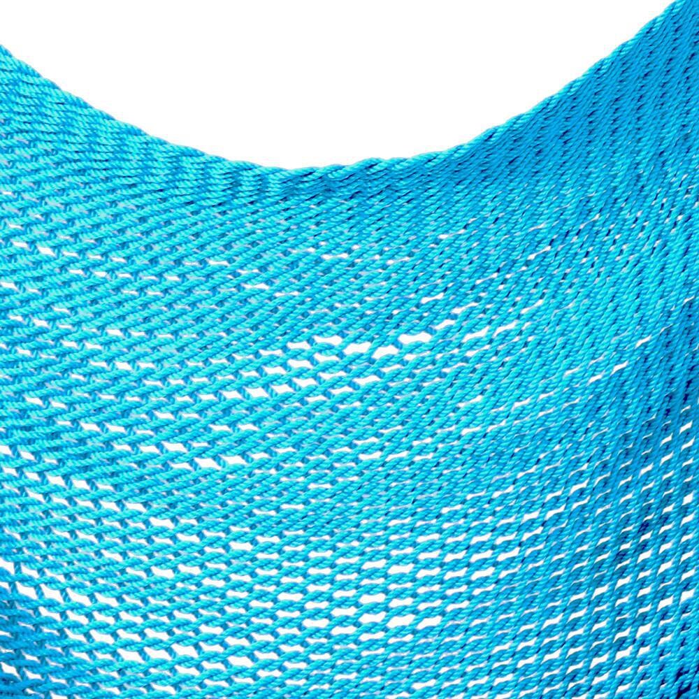 Ultimate Patio Extra Large Hanging Caribbean Hammock Chair - Sky Blue - Weave