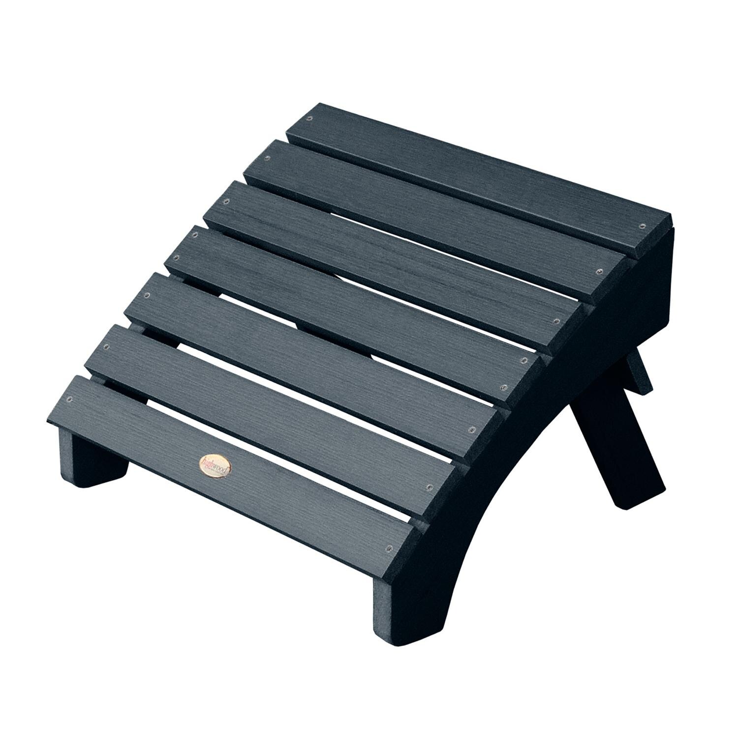 Highwood USA Folding Adirondack Ottoman - Federal Blue image
