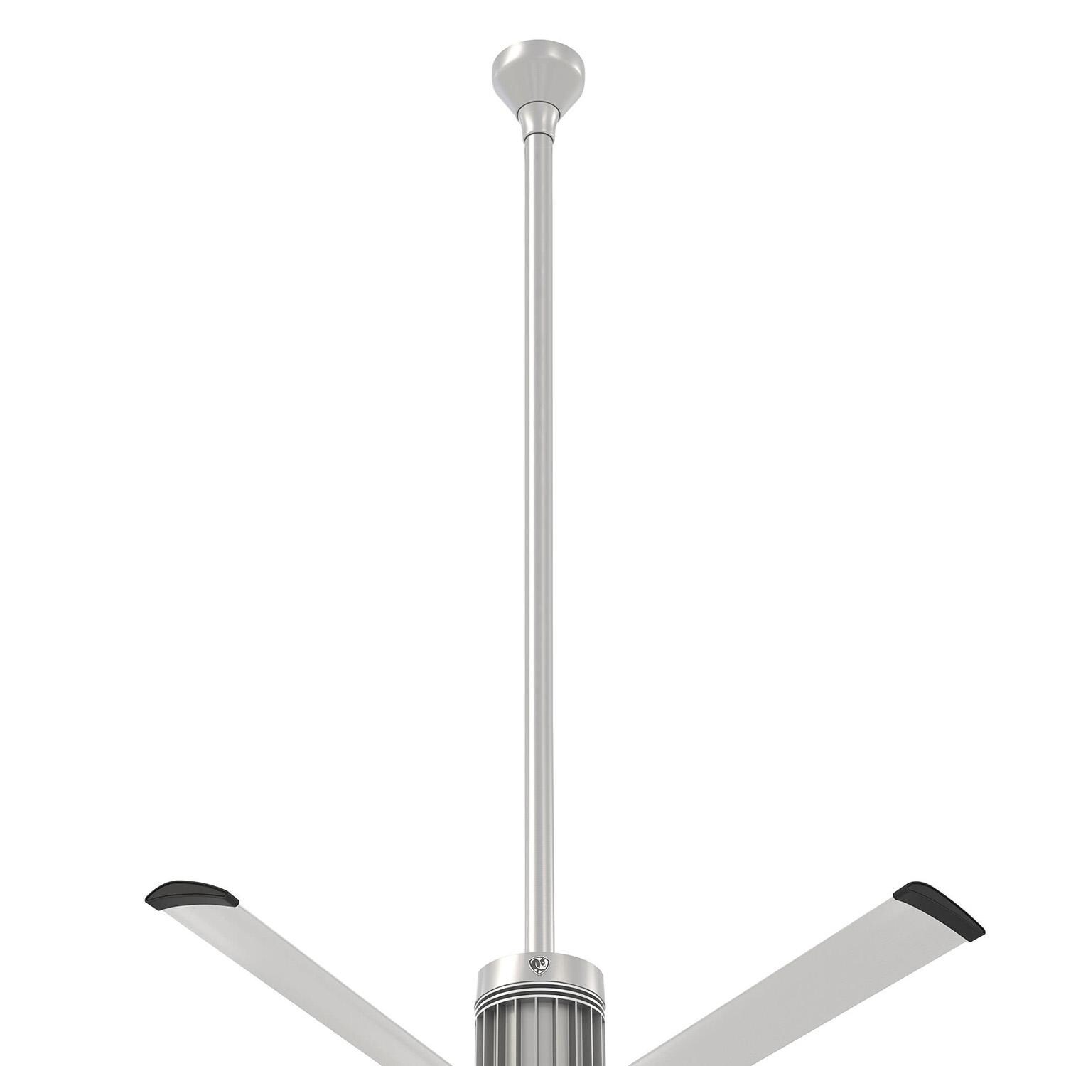 Big Ass Fans 009059-727-60 60-Inch i6 Downtube Assembly Brushed Silver (Flat/Sloped Ceiling 18.5 - 20 ft.) thumbnail