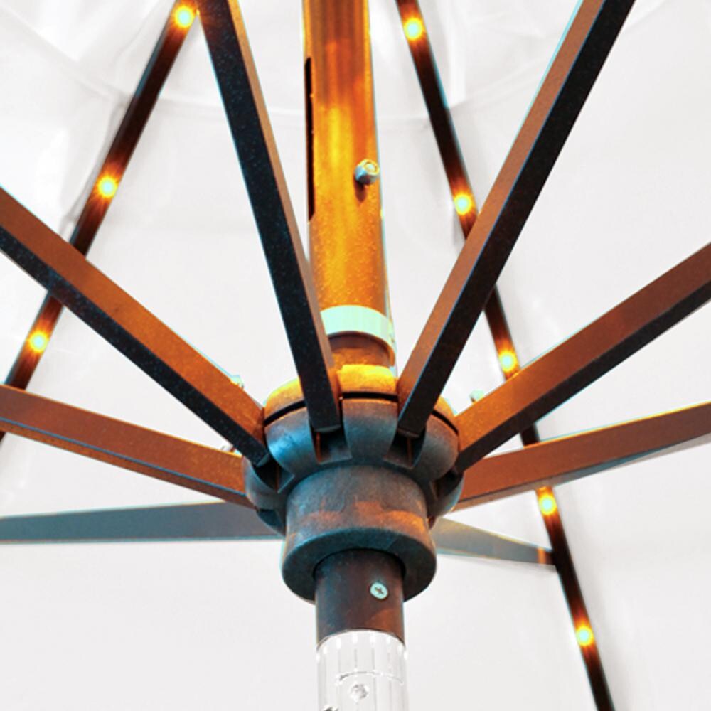 Galtech 11 Ft. Octagonal Patio Umbrella W/ Crank Lift - Hub Detail thumbnail