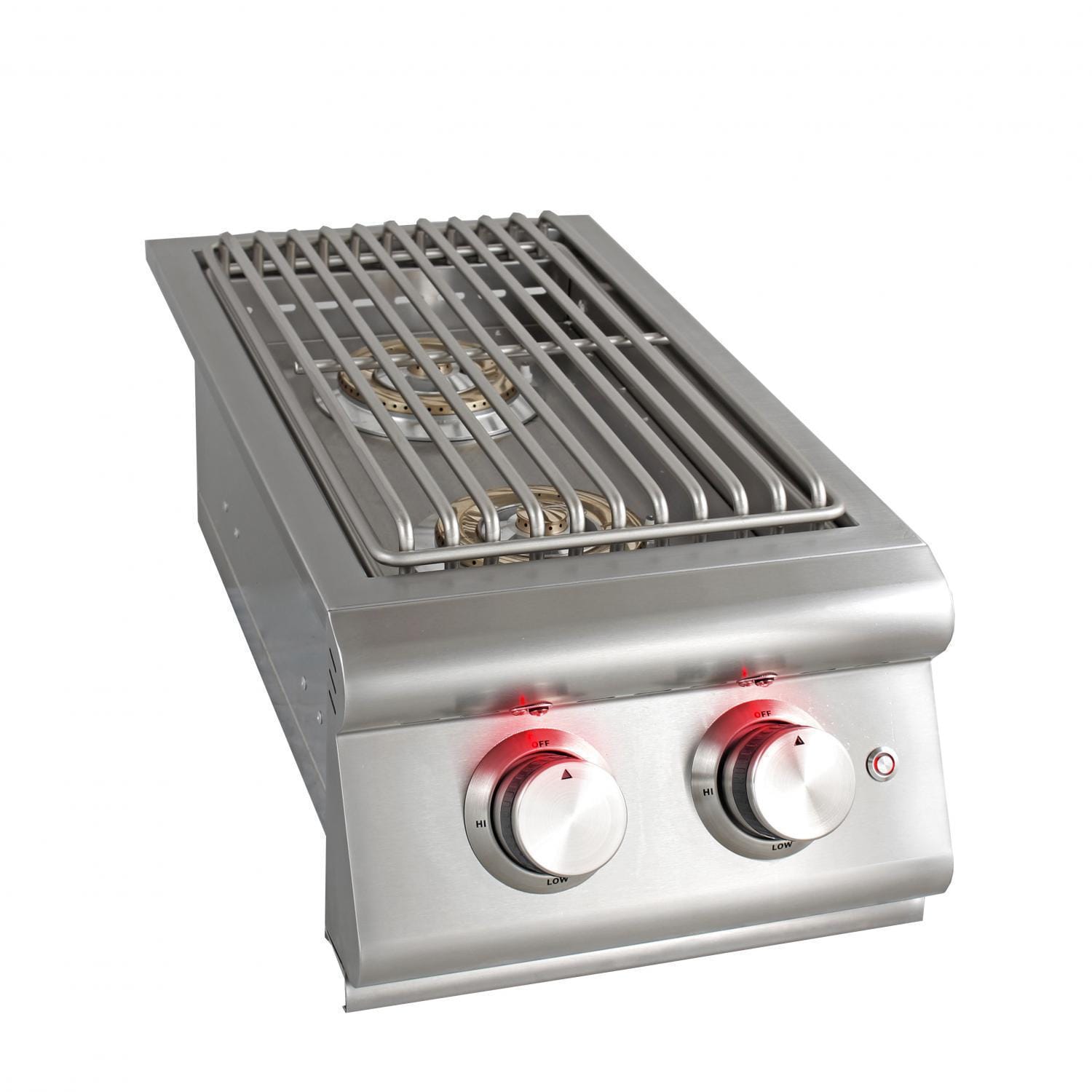 Blaze BLZ-SB2LTE-NG Premium LTE Built-In Natural Gas Stainless Steel Double Side Burner With Lid thumbnail
