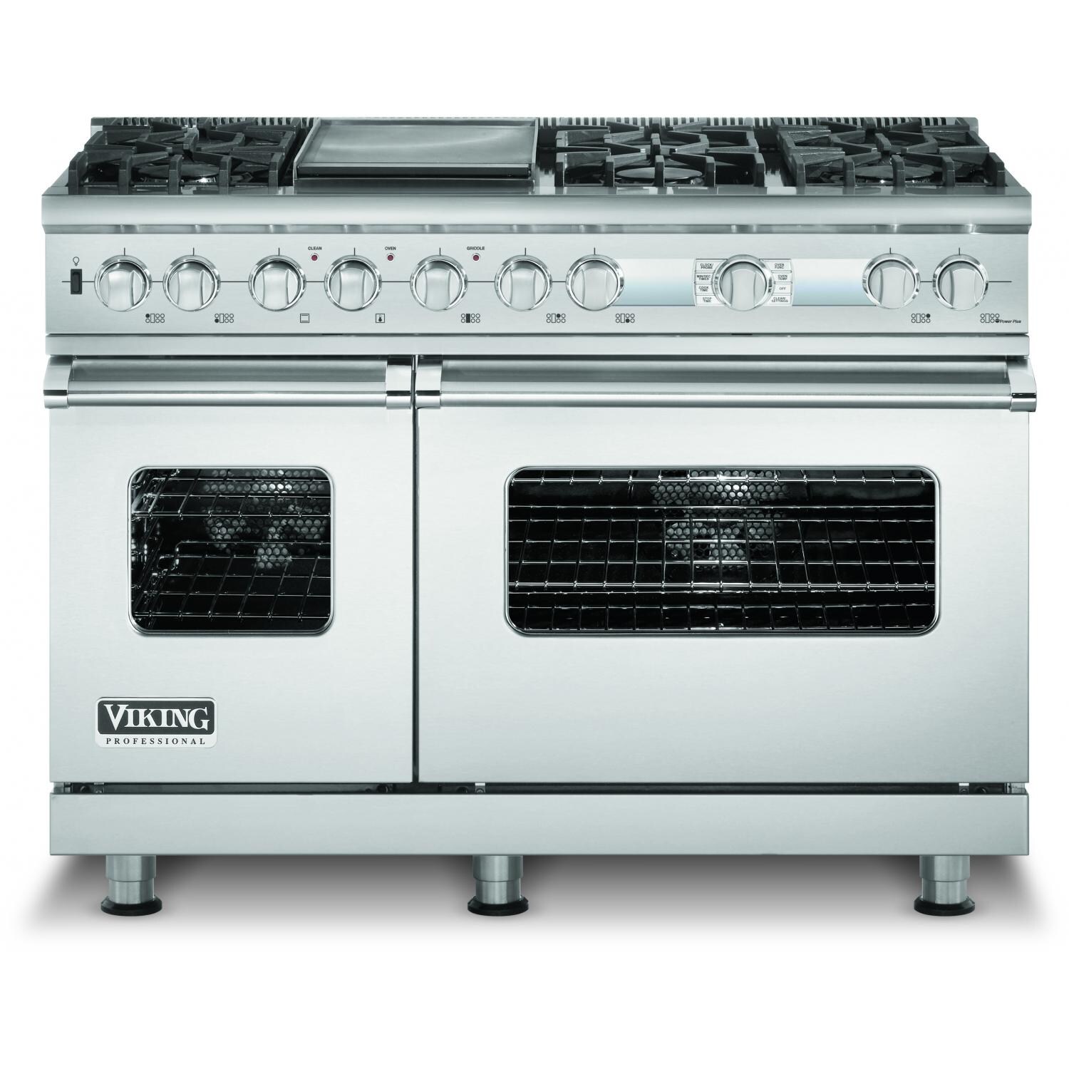 Viking Vdsc548t 6g 48 Inch Professional Series Dual Fuel Electronic Viking Vdsc548t 48 Inch Pro Series Dual Fuel Gas Range With Griddle Stainless Steel