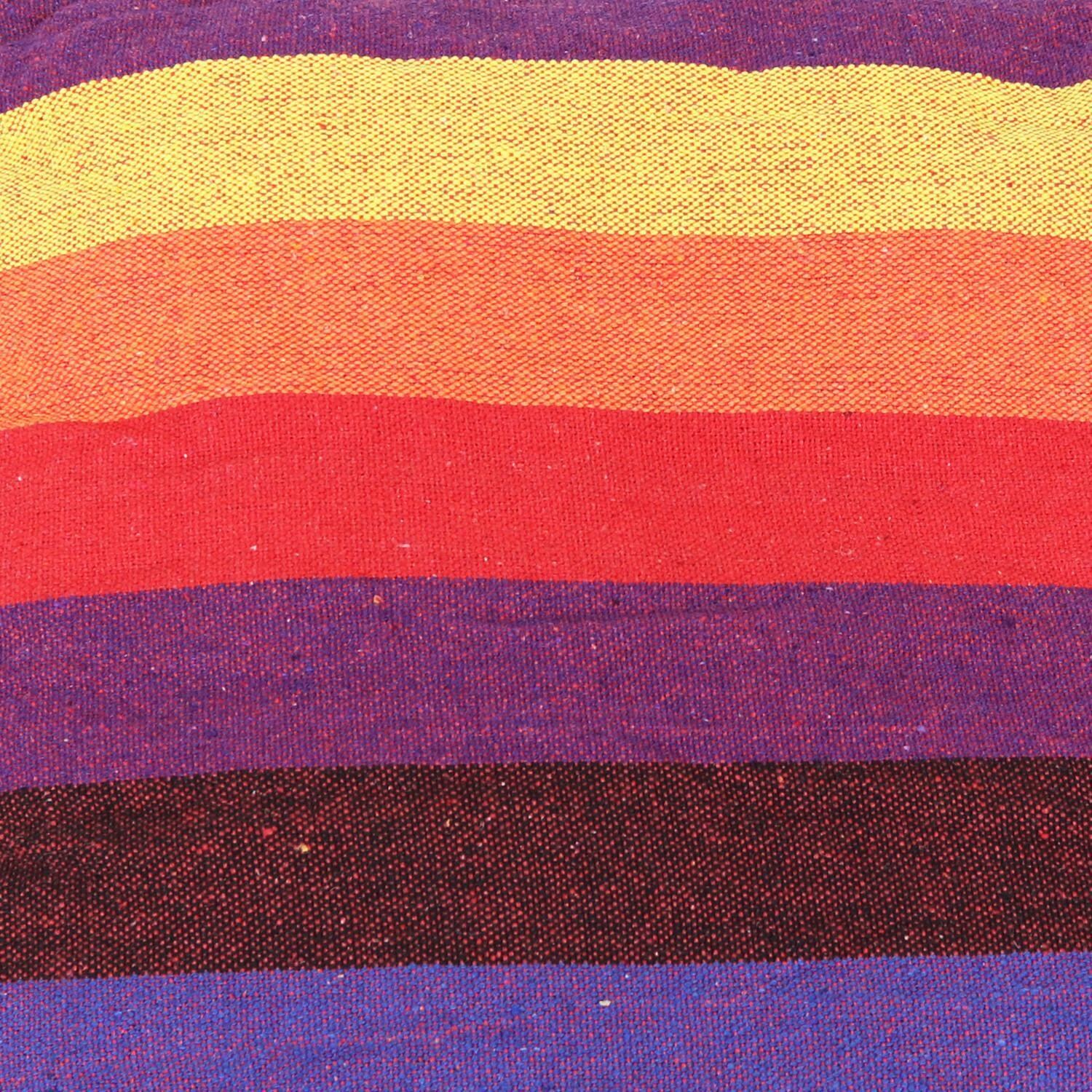 Ultimate Patio Hanging Hammock Chair w/ Cushions-Set of 2 - Sunset & Oasis - Sunset Fabric Swatch thumbnail