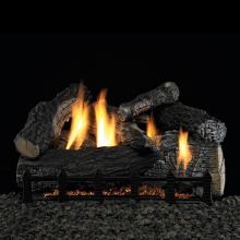 White Mountain Hearth By Empire 24-Inch Super Wildwood Gas Log Set With Vent-Free Propane Harmony Burner - Remote Ready Safety Pilot image
