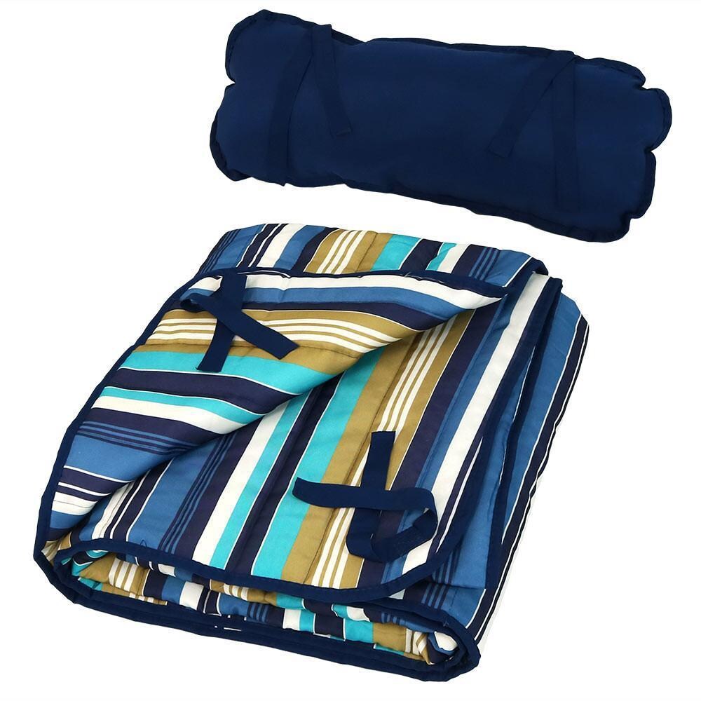 Ultimate Patio Quilted Hammock Pad & Pillow Set - Lake View - Folded Up thumbnail