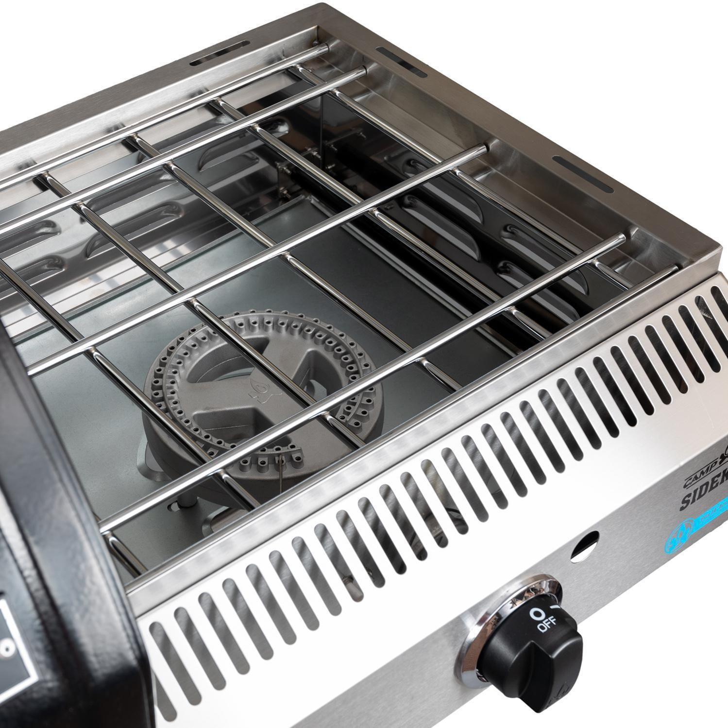 Camp Chef 14-Inch Sidekick Pellet Grill Side Burner w/ Griddle - Overhead View thumbnail