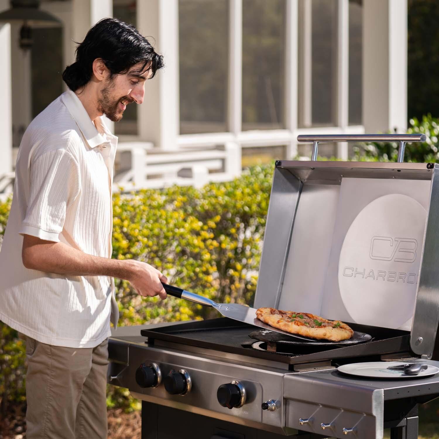 Charbroil 463717325 Versa-Tile 3 Burner 28-Inch All-In-One Cooking Station - Lifestyle thumbnail