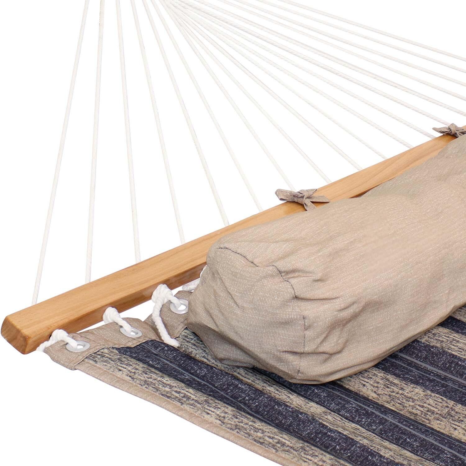 Quilted Hammock w/ Universal Stand By Ultimate Patio - Pillow - Detail thumbnail