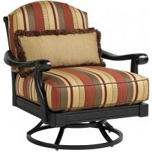 Kingstown Sedona Cast Aluminum Patio Swivel Club Chair W/ Sunbrella Fabric By Tommy Bahama