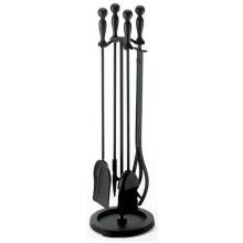 Pilgrim Traditional 2400 Series Iron Ball Fireplace Tool Set - Matte Black image