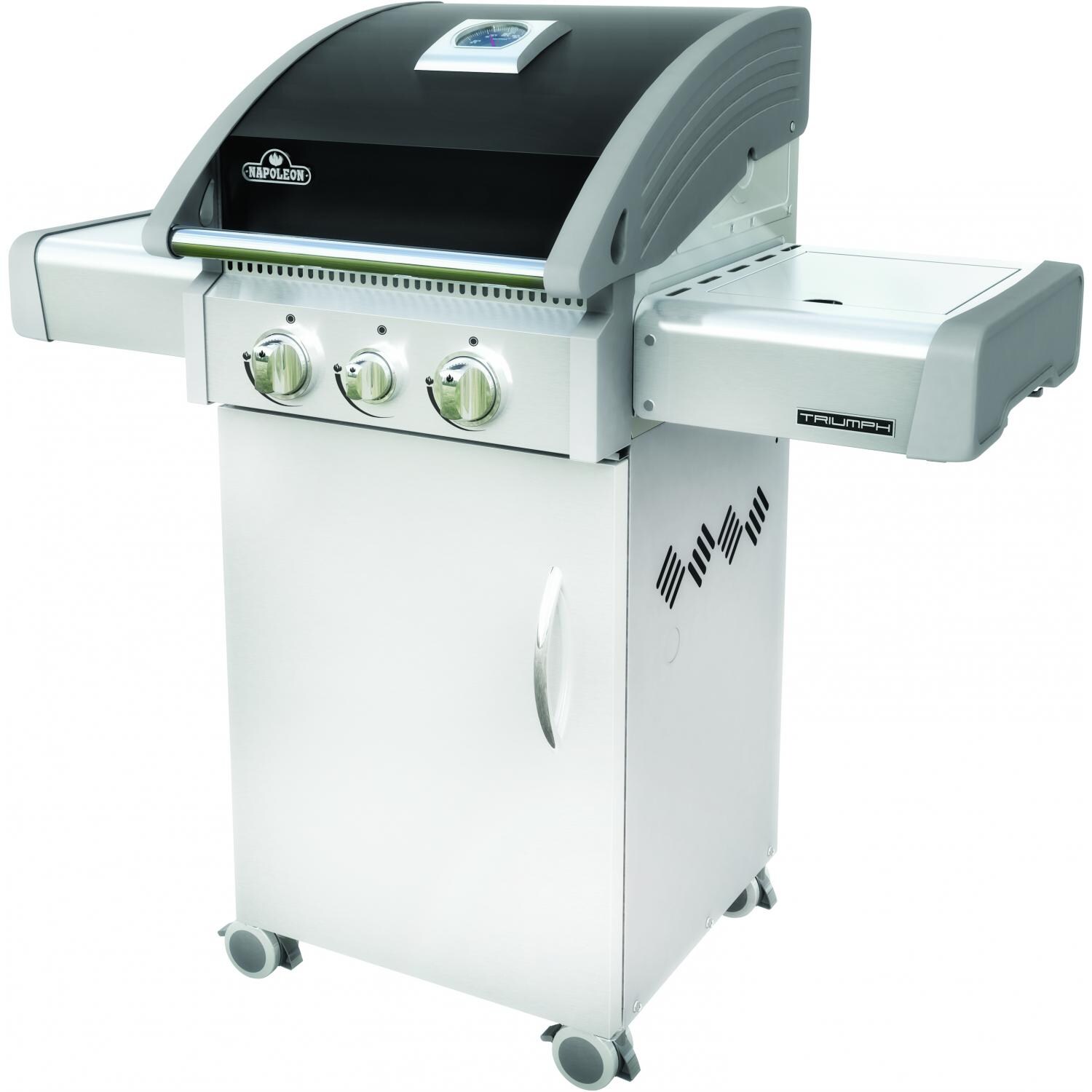 Napoleon Triumph T325SB Freestanding Gas Grill - Angled View thumbnail