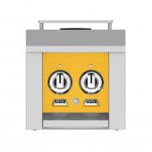 Hestan Built-In/Cart Mounted Natural Gas Double Side Burner - Sol - AGB122-NG-YW image
