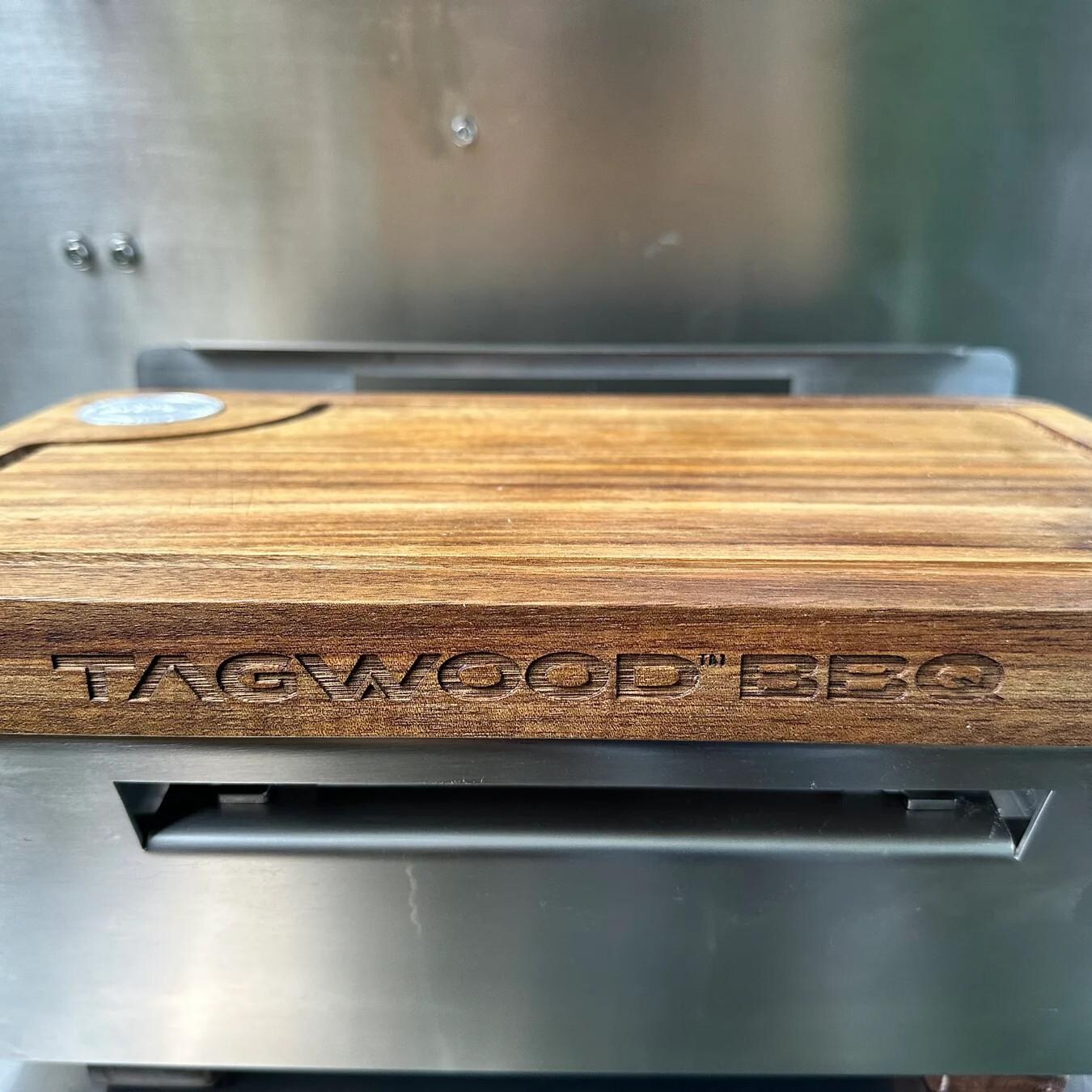 Tagwood BBQ 15 X 11 Inch Edge-Grain Cutting & Carving Board - Side View thumbnail