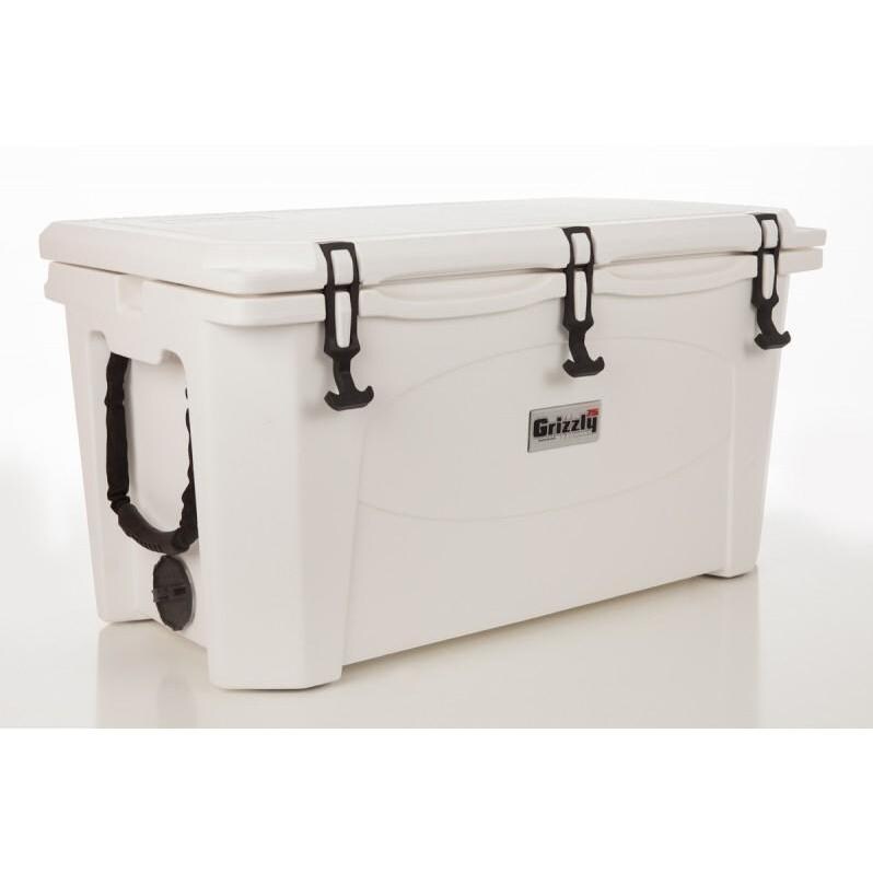 Grizzly Coolers 75 Quart Ice Chest - White