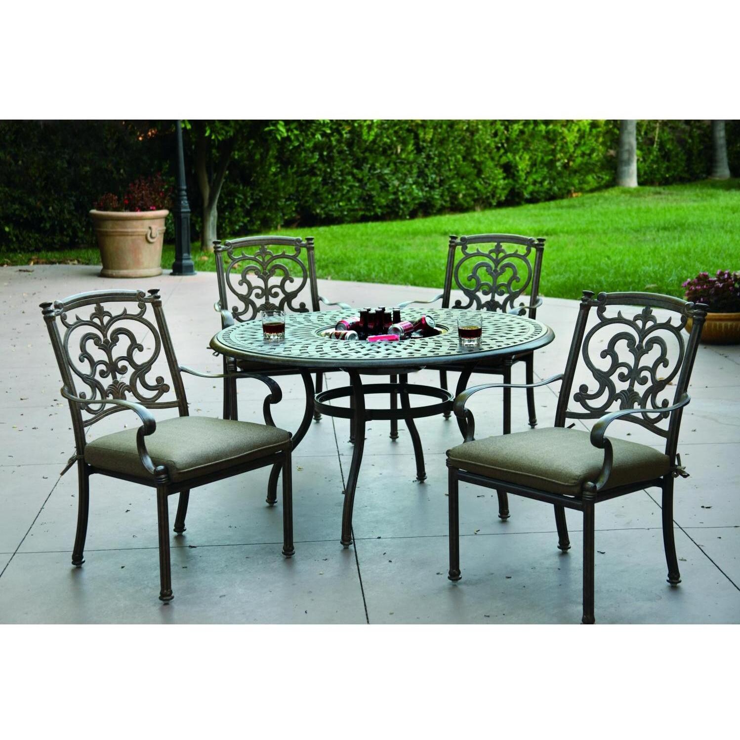 Darlee Santa Barbara 4-Person Patio Dining Set thumbnail