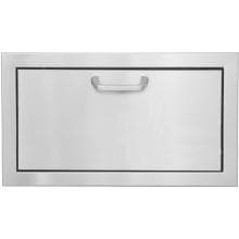 BBQGuys.com Kingston Series 30 X 15-Inch Stainless Steel Single Access Drawer