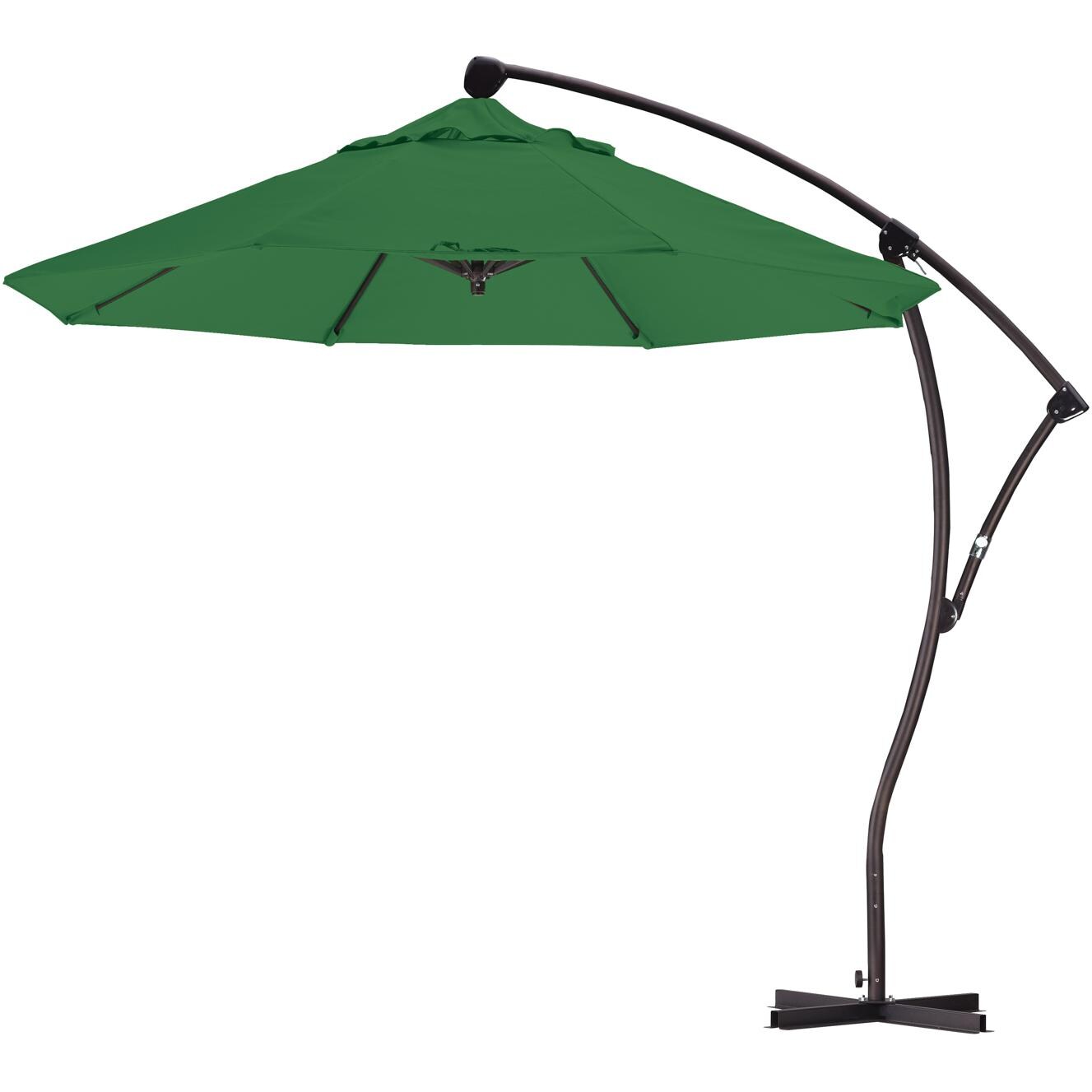 Offset Patio Umbrellas Cantilever Ultimate California Umbrella Octagonal 9 Ft Aluminum Patio 2 Way Tilt Cantilever W