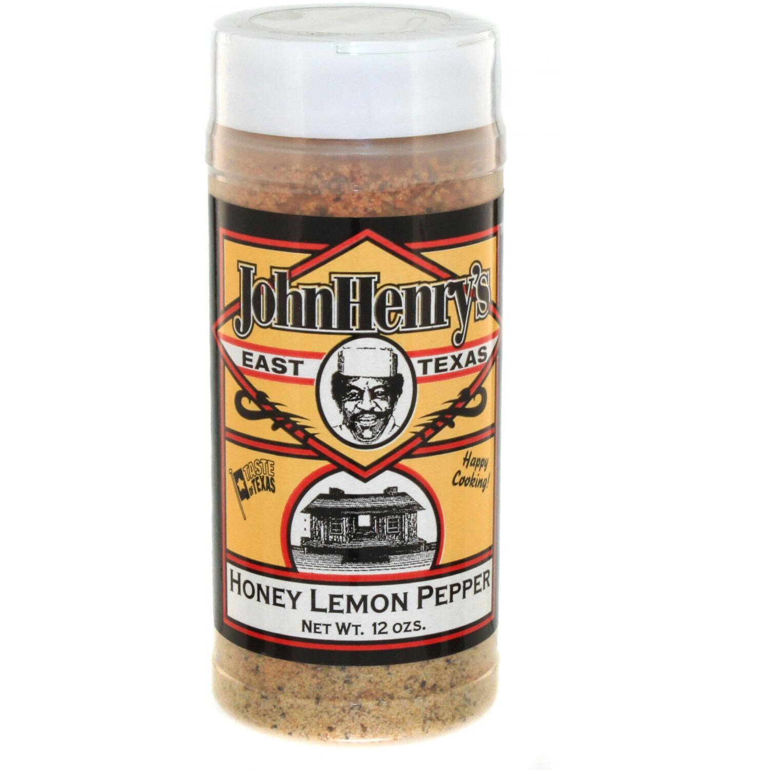 John Henrys Honey Lemon Pepper Rub Seasoning