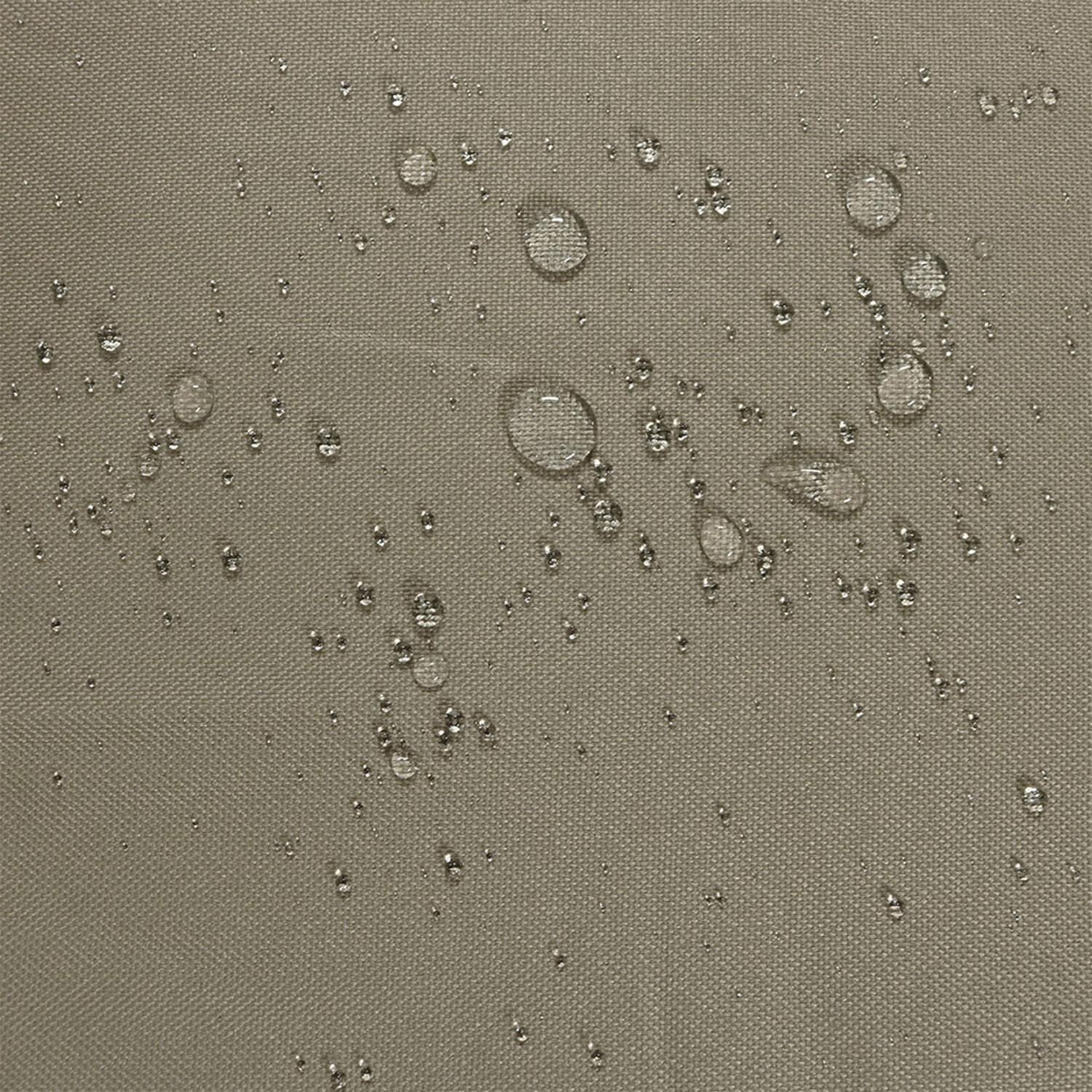 Ultimate Patio SC-QX-40LH-KHAKI-COMBO Black Steel Firewood Log Hoop Rack with Khaki Cover - 40-Inch - Fabric Swatch thumbnail