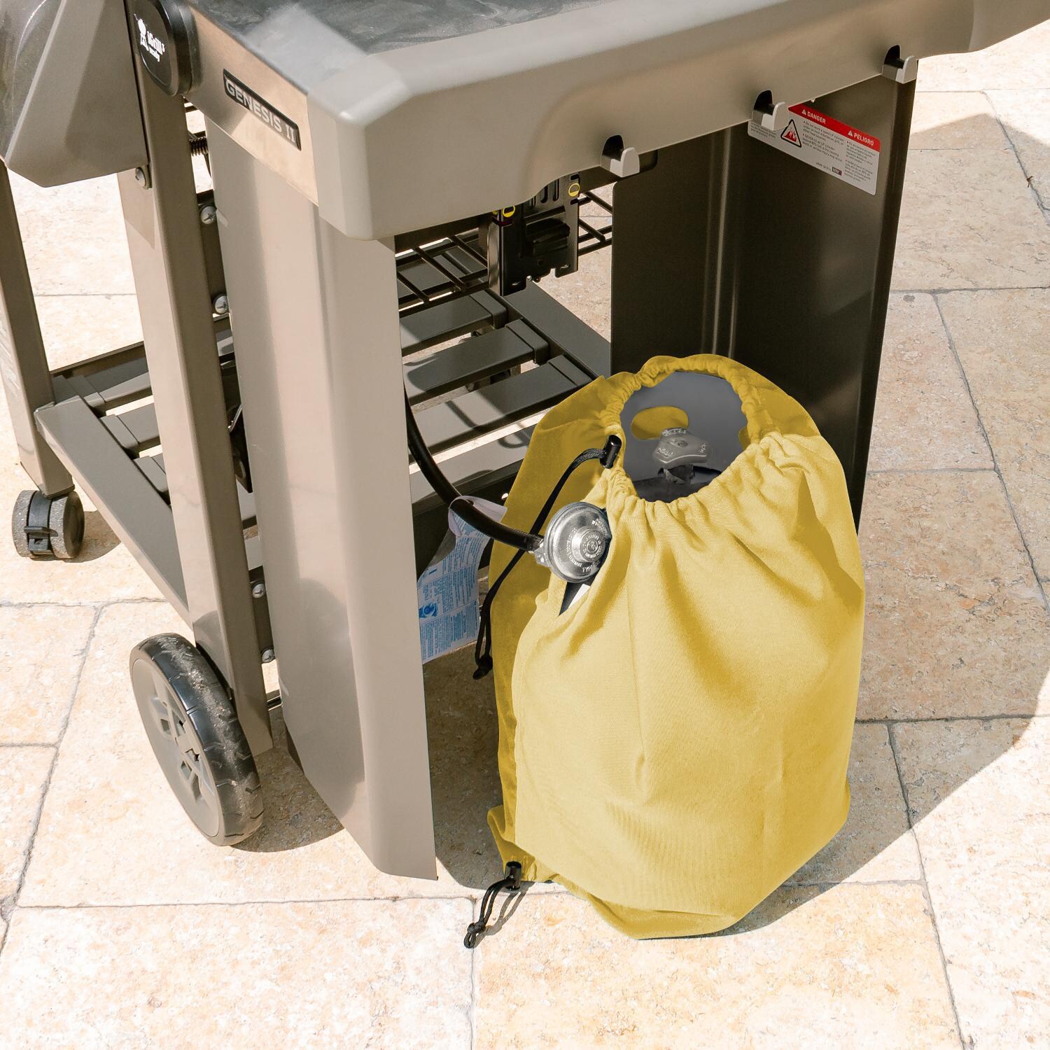 Signature Series Propane Tank Cover by BBQGuys - Lifestyle thumbnail