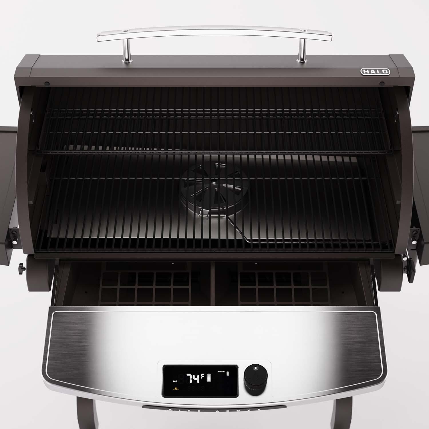 HALO HS-1004-XNA Prime1500 Outdoor Pellet Grill - Hopper thumbnail