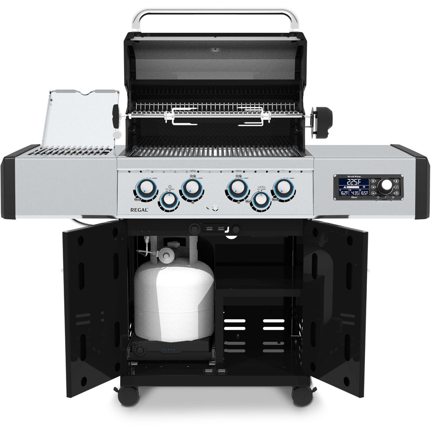 Broil King 687244 Regal Q 490 Pro IR Propane Grill - Open - White Background thumbnail