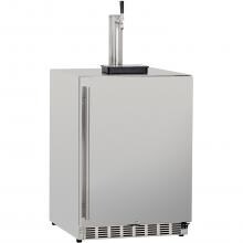 Summerset 25-Inch 6.6 Cu. Ft. Outdoor Rated Single Tap Beer Dispenser/Kegerator - SSRFR-24DK1 image