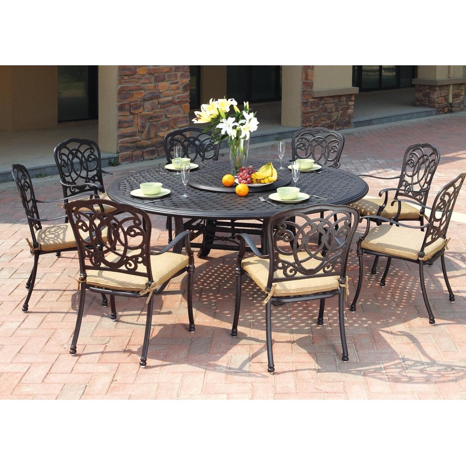 Darlee Florence 8-Person Patio Dining Set thumbnail