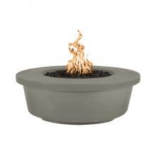 Top Fires by The Outdoor Plus Tempe 48-Inch Natural Gas Fire Pit - Ash Concrete - Match Light