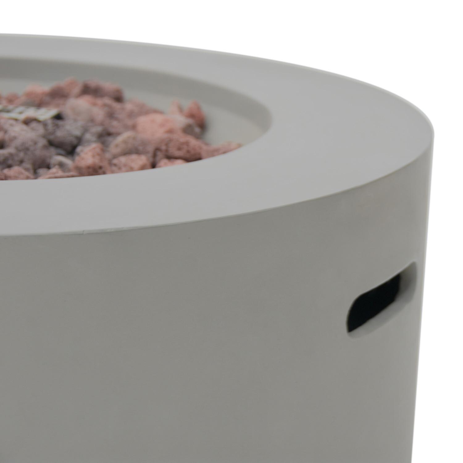 Elementi OFG152-NG Modeno Waterford 27-Inch Natural Gas Fire Pit Table - Table Detail thumbnail