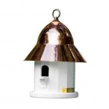 Lazy Hill Farm Designs Copper Top Bird House W/ Polished Copper Roof By Good Directions image