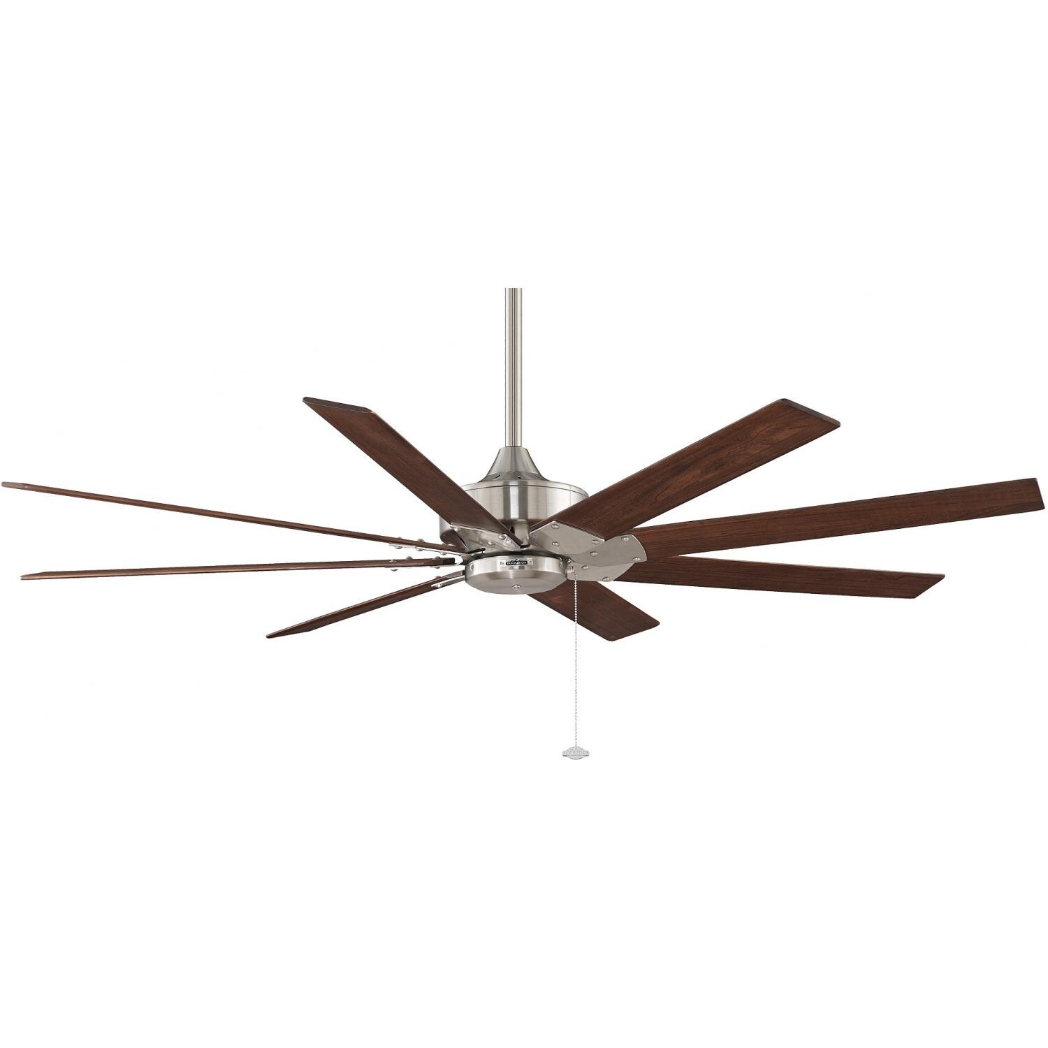 Fanimation Levon 63 Inch Indoor Ceiling Fan - Brushed Nickel