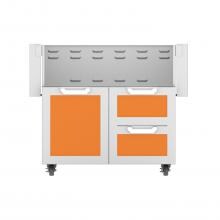 Hestan Double Drawer And Door Tower Cart For 36-Inch Gas Grill - Citra - GCR36-OR image