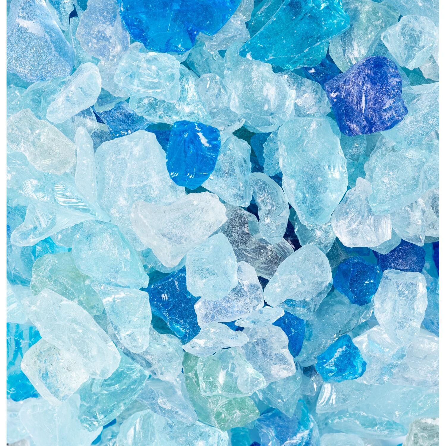 Firegear Fire Glass Caribbean Blue Small Pieces / 5 Lbs GLLIGHT