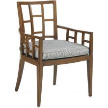 Ocean Club Resort Cast Aluminum Patio Dining Arm Chair W/ Sunbrella Fabric By Tommy Bahama