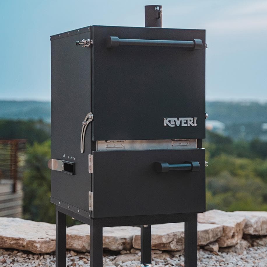Keveri H1 H1BT Vertical Multi-Purpose Charcoal Oven - Black Truffle - Lifestyle thumbnail