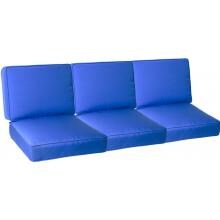 Sunbrella Canvas Capri Small Outdoor Replacement Sofa Cushion Set W/ Piping By BBQGuys image