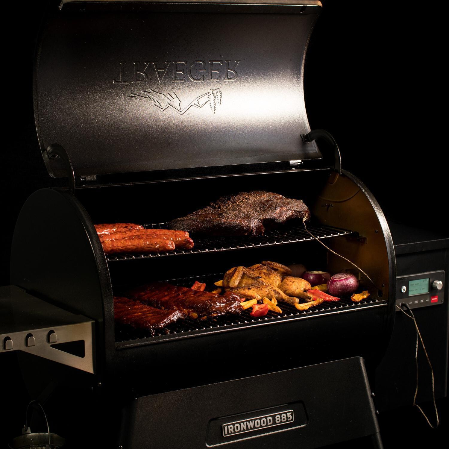Traeger TFB89BLF Ironwood 885 Wood Pellet Grill - Fully Loaded thumbnail