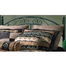 Hillsdale Willow Textured Black Metal Headboard With Frame - Queen - 1141HQR image