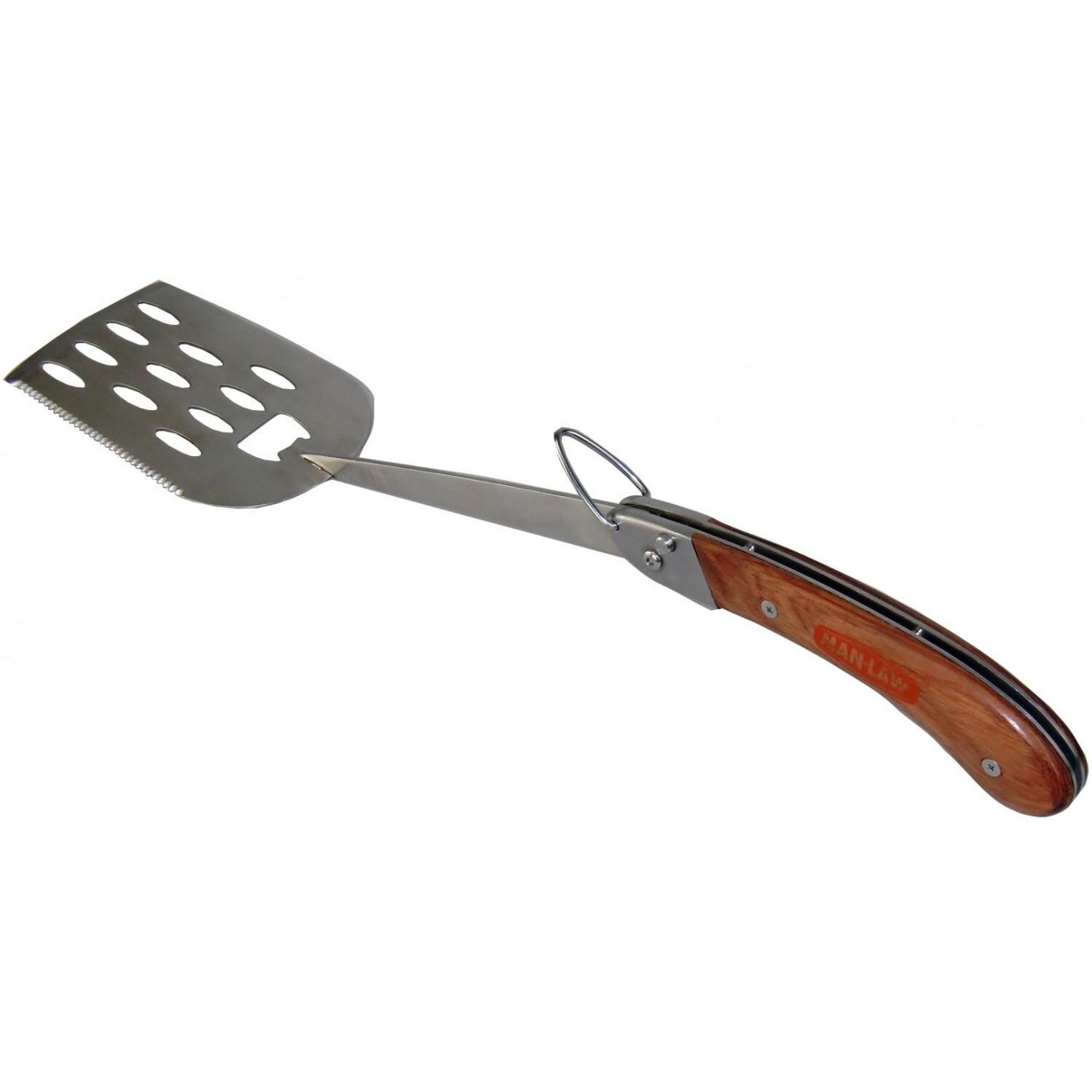 Man-Law MAN-FT1-S Stainless Steel Folding BBQ Spatula thumbnail