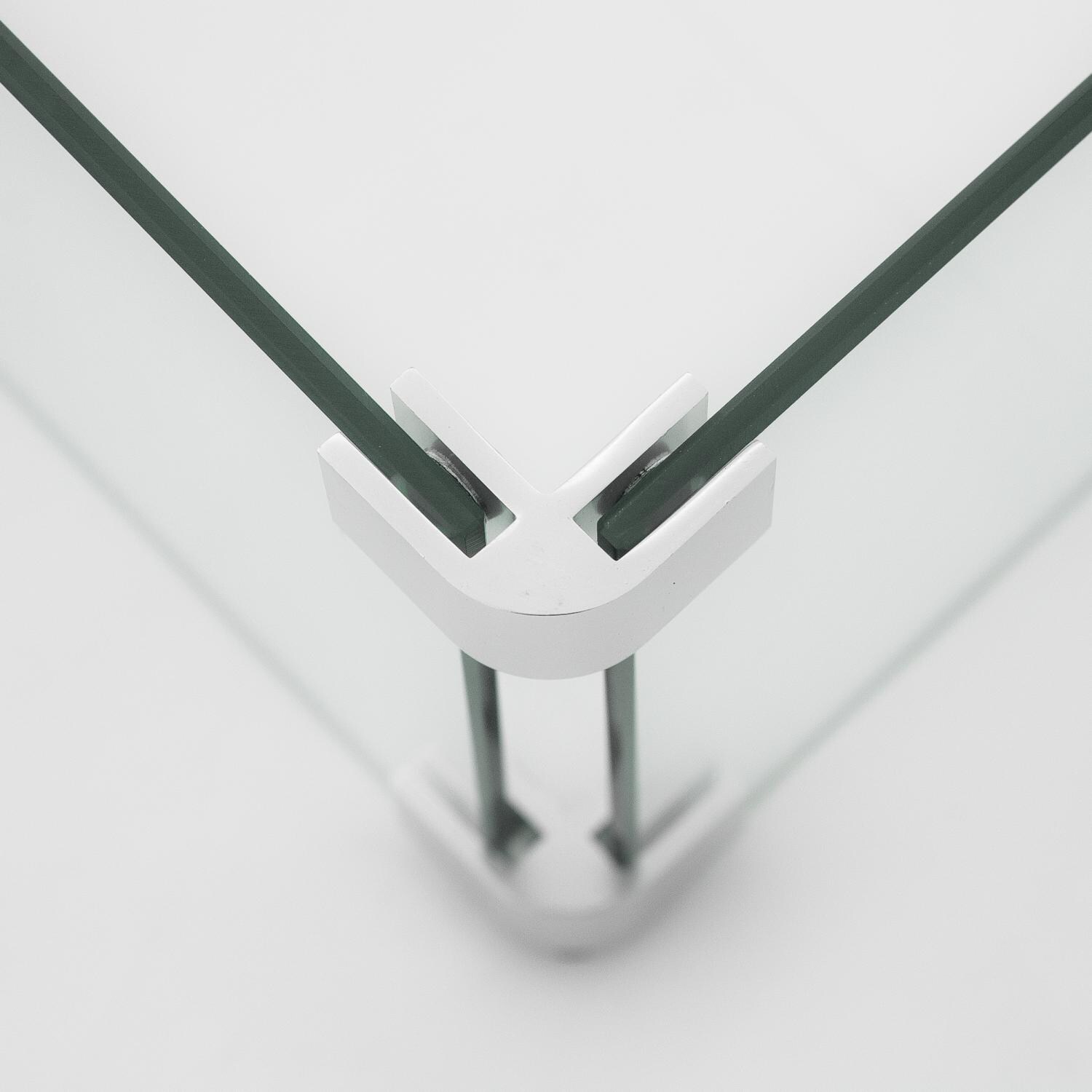 Lakeview Outdoor Designs Rectangular Fire Pit Windscreen - Outside Corner View thumbnail