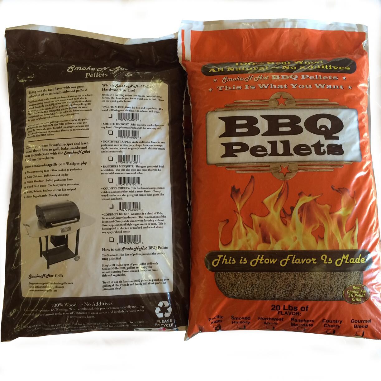 Smoke-N-Hot Pacific Alder BBQ Pellets thumbnail