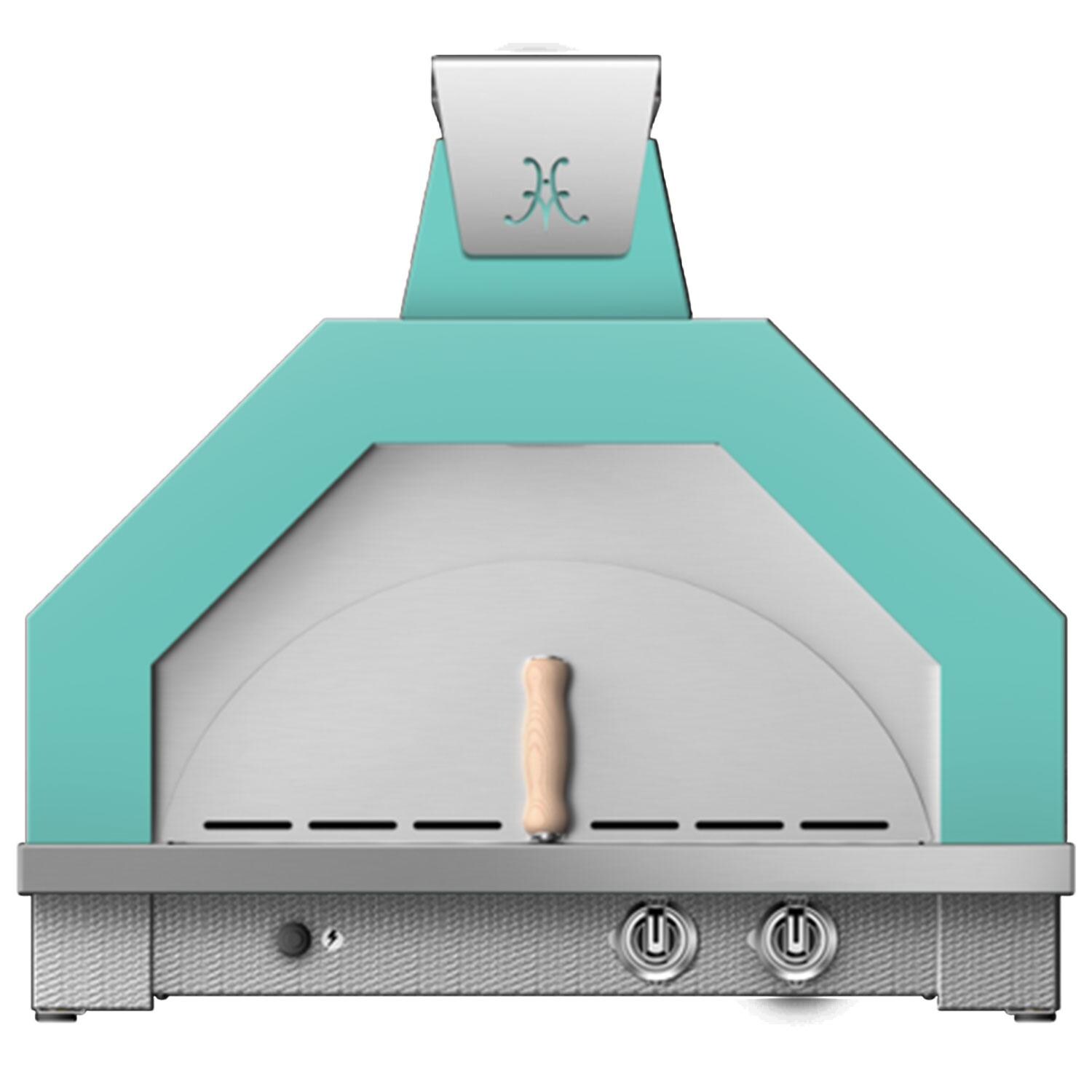 Hestan Campania 33-in Propane Pizza Oven w/ Color Kit in Bora Bora