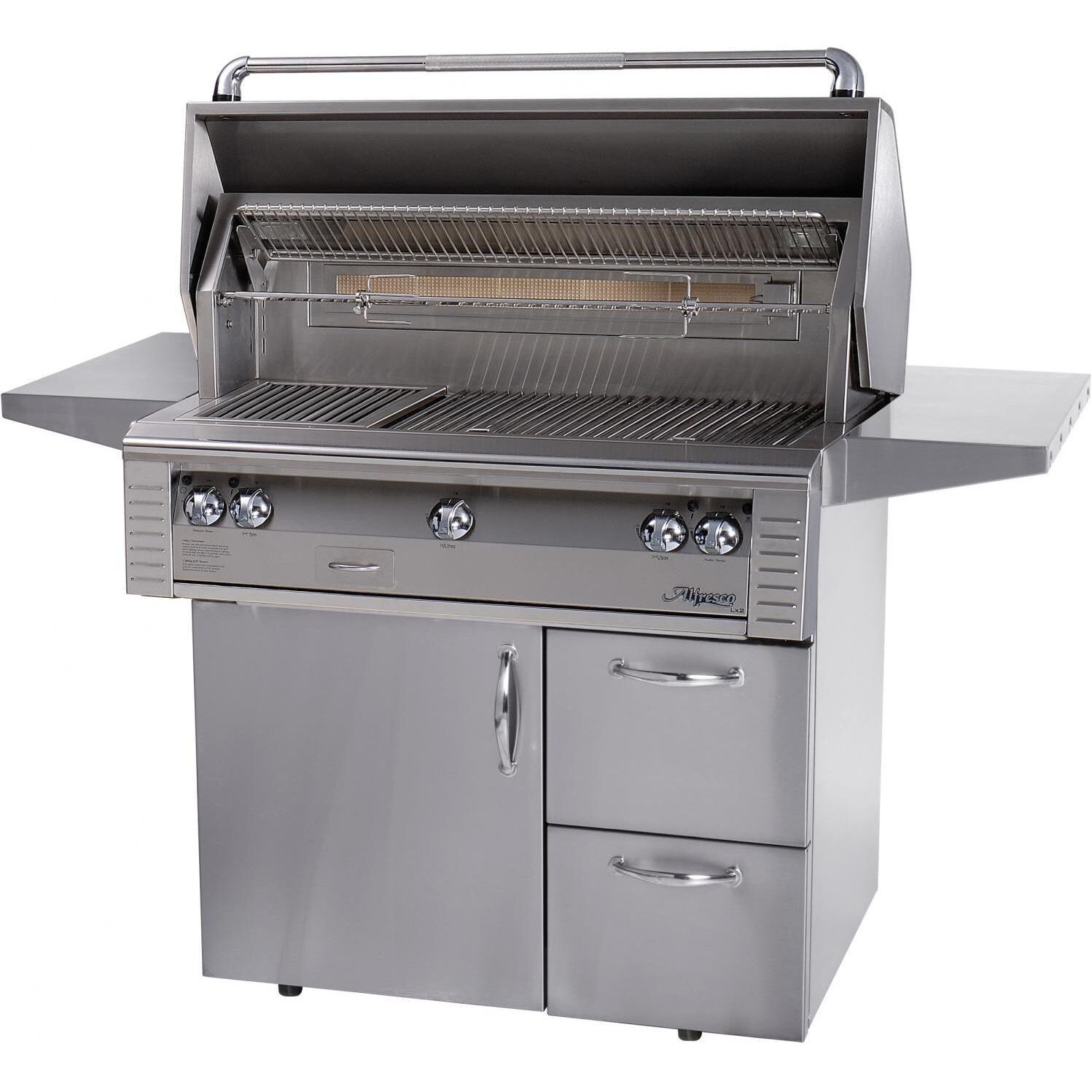 ALX2 42-Inch Natural Gas Grill On Deluxe Cart thumbnail