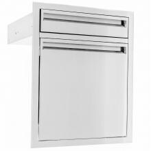 BBQGuys Aspen Series 21-Inch Stainless Steel Door & Drawer Combo image
